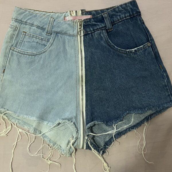 Short Jeans Zíper Full Fille