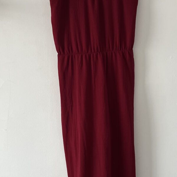 VESTIDO VINHO LONGO ZINZANE