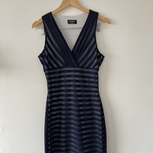 VESTIDO GUESS AZUL MARINHO