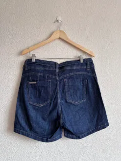 Alternative view of Short Saia Jeans Escuro