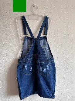 Alternative view of Jardineira Jeans Escuro