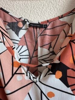 Alternative view of Vestido Estampado com Marrom Aquamar