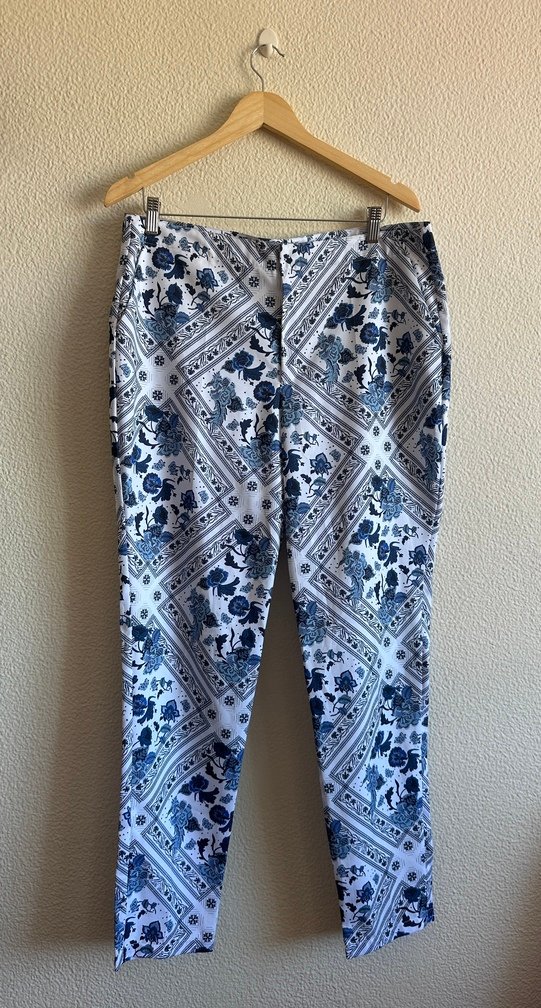 Calça Social Estampa Flores Marisa