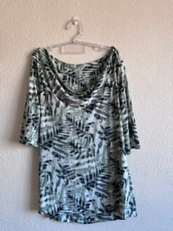 Blusa Estampada com Verde