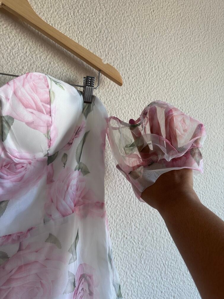 Vestido Florido Princesa - Imagem 5