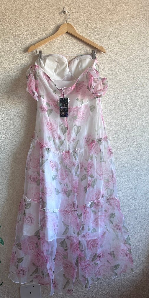 Vestido Florido Princesa - Imagem 2