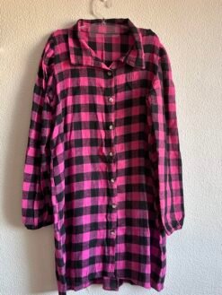 Vestido Camisão Quadriculado