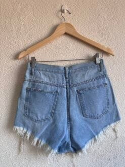 Alternative view of Short Jeans Claro Desfiado Farm