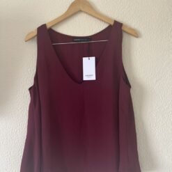Blusa Vinho em Poliéster Amaro Tamanho 42