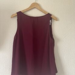 Alternative view of Blusa Vinho em Poliéster Amaro Tamanho 42