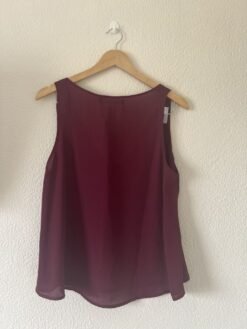 Alternative view of Blusa Vinho em Poliéster Amaro Tamanho 42