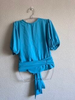 Alternative view of Blusa Transpassada Azul