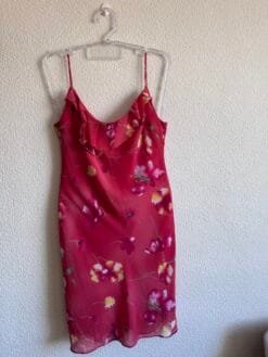 Vestido Floral com Alças Finas