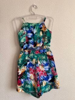 Conjuntinho Estampado com Verde