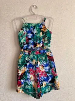 Conjuntinho Estampado com Verde