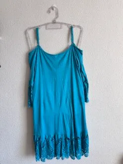 Alternative view of Vestido Azul Petróleo