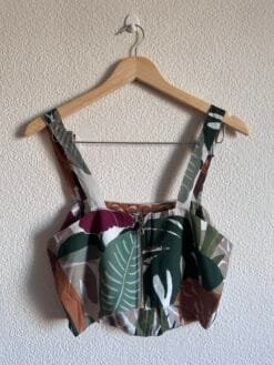 Alternative view of Cropped Estampado Paola