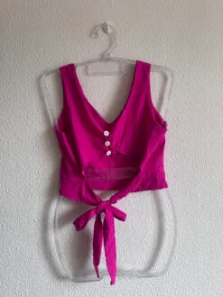 Alternative view of Cropped Pink Paola