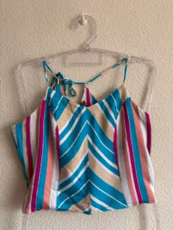 Cropped Listrado Paola