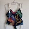 Cropped Estampado com Alça de Corda