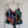 Cropped Estampado com Alça de Corda