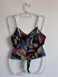 Alternative view of Cropped Estampado com Alça de Corda